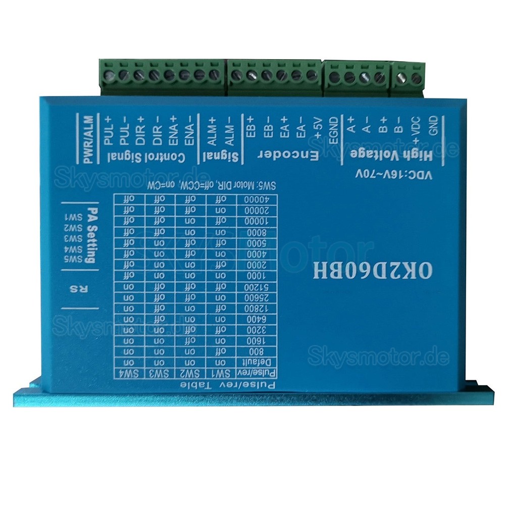 OUKEDA Nema 23 Closed Loop Schrittmotor Kit OK57DL76EC1-2C1+OK2D60BH 2,0 Nm 1,8 Grad mit OK2D60BH-Treiber